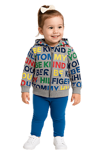 Casaco em Moletom Kids Tommy Hilfiger