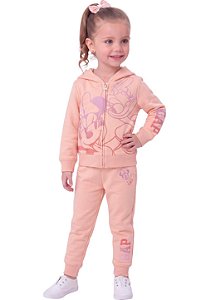 Conjunto Infantil Gap Disney Minnie Moletom Rosa