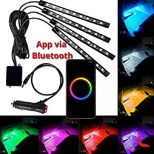 Kit Led Atmosfera RGB com Controle Remoto