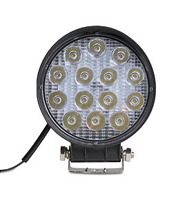 Unidade Farol Auxiliar Redondo 42w 14 Leds