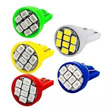 Kit 10 Pingos T10 8 Leds