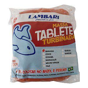 Kit 2 Massa Tablete Turbinada para Peixes