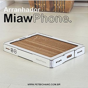 Arranhador de papelão MiawPhone - MDF