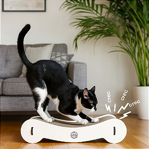 Arranhador Crec Crec de papelão - Para Gatos - [ Pré-venda, envio dia 20/12]