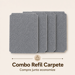 Combo 4 Refis de Carpete para Arranhador SleekCat