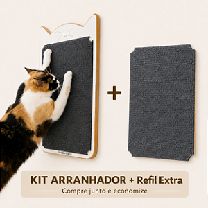 Kit Arranhador SleekCat + 1 Refil Extra