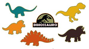 Decoração de Mesa Dinossauro - 06 unidades