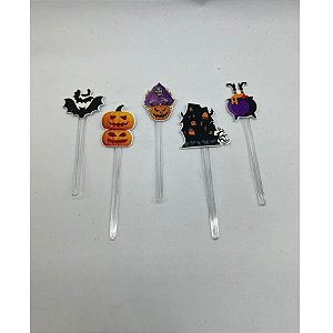 Pick Decorativo Halloween - 10 unidades