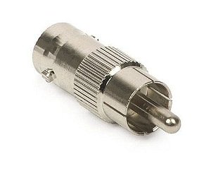 ADAPTADOR BNC FÊMEA PARA RCA MACHO