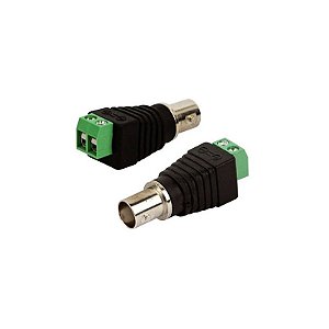 CONECTOR BNC FÊMEA COM BORNE