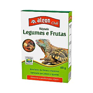 Alcon Club Répteis Jabuti & Iguana Legumes e Frutas - 60g