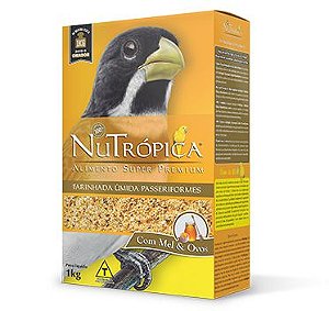 Nutrópica - Farinhada Úmida Passeriformes - Coleiro - 1Kg