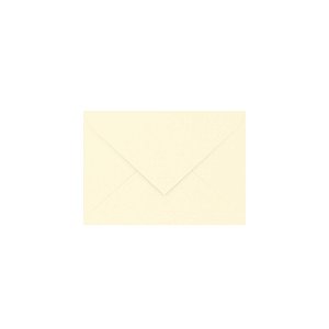 Envelope para convite | Retângulo Aba Bico Markatto Sutille Marfim 9,5x13,5