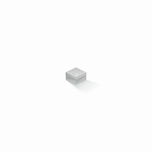 Caixa de presente | Quadrada Markatto Sutille Aspen  5,0x5,0x3,5