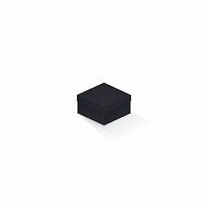 Caixa de presente | Quadrada F Card Scuro Preto 9,0x9,0x6,0