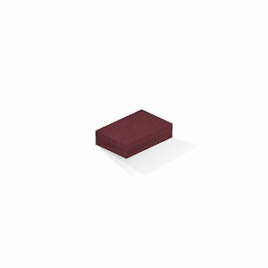 Caixa de presente | Retângulo F Card Scuro Vermelho 8,0x12,0x3,5