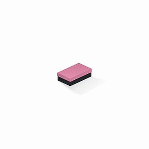 Caixa de presente | Retângulo F Card Rosa-Preto 6,0x10,0x3,5