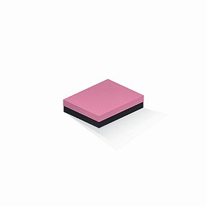 Caixa de presente | Retângulo F Card Rosa-Preto 12,0x15,0x4,0