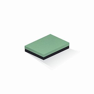 Caixa de presente | Retângulo F Card Verde-Preto 14,0x19,0x4,0