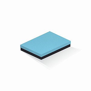 Caixa de presente | Retângulo F Card Azul-Preto 16,0x22,5x4,0