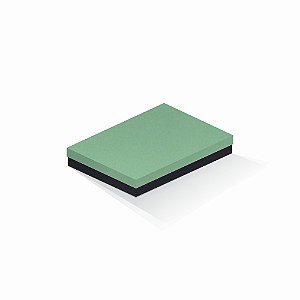 Caixa de presente | Retângulo F Card Verde-Preto 16,0x22,5x4,0