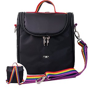 Bolsa Térmica Mochila Bag Arco Íris Pride Lgbtqia Colorida