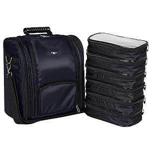 Maleta Grande Para Maquiadores Eventos Noivas + 6 Necessaire