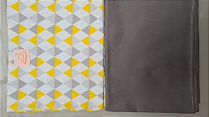 (M) FastWrap Triângulos Cinza e Amarelo