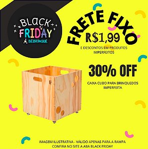 Caixa organizadora de Brinquedos com Rodinhas - IMPERFEITA