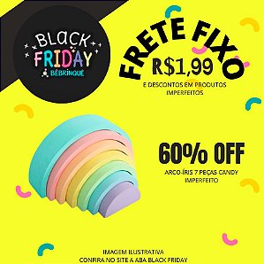 Arco-íris Waldorf 7 peças GG Candy - MOSTRUÁRIO