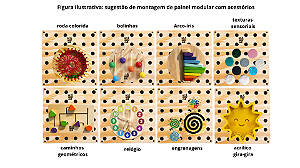 Painel Sensorial Completo BêBrinquê