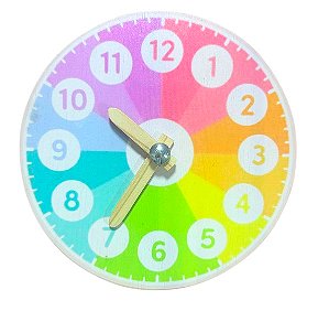 Relógio Educativo para Pegboard
