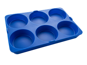 Bandeja Divisória Rotomoldada P/ Marmitex Nº8 de Alumínio