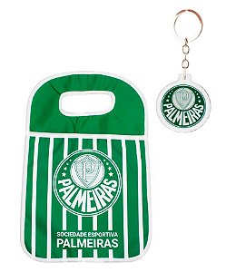Kit Palmeiras Lixeira De Carro + Chaveiro Produto Oficial
