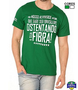Camiseta Masculina Hino do Palmeiras Estilo Boleiro