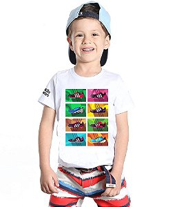 Camiseta infantil - "Chuteiras"