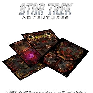 Star Trek Adventures: The Next Generation Klingon Tile Set - Importado