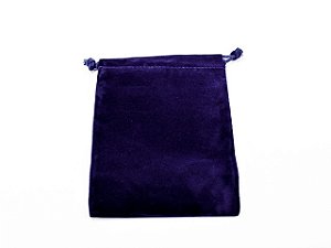 Dice Bag Suedecloth (S) Royal Blue 4" x 5 1/2" - Importado