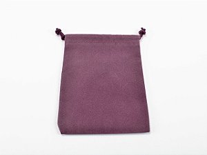 Dice Bag Suedecloth (S) Purple 4" x 5 1/2" - Importado