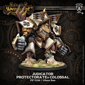 Warmachine - Judicator/Revelator - Protectorate of Menoth Colossal Warjack - Importado