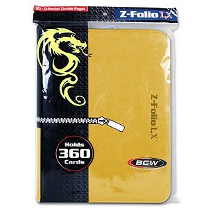 Binder: 9pkt: Zipper Folio: LX  Yellow - Importado