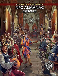 Castles & Crusades NPC Almanac Sketches - Importado