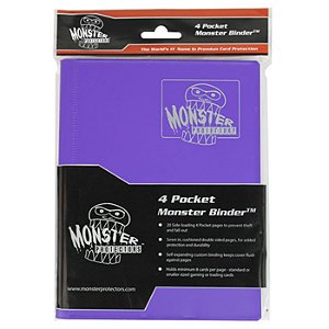 Binder: 4pkt Monster Matte Purple - Importado