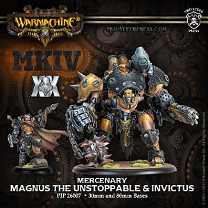 Warmachine - Mercenary Magnus the Unstoppable & Invictus - Importado