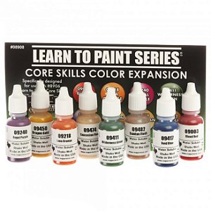 Learn To Paint: Core Skills Color Exp Paint Set - Importado