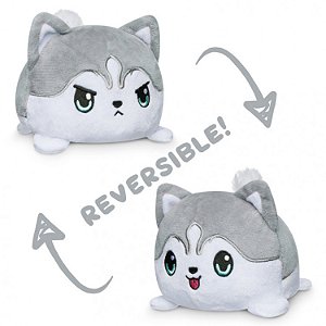 Reversible Husky Plush: Happy & Angry GY - Importado