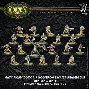 Hordes - Gatorman Bokor & Bog Trog Swamp Shamblers - Importado