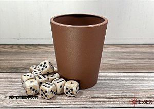 Flexible Dice Cup Brown - Importado