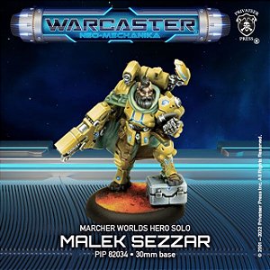 Warcaster - Warchief Malek Sezzar – Marcher Worlds Hero Solo - Importado