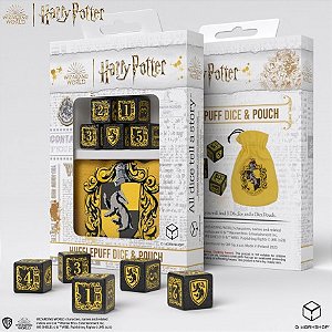 Harry Potter. Hufflepuff Dice & Pouch - Importado